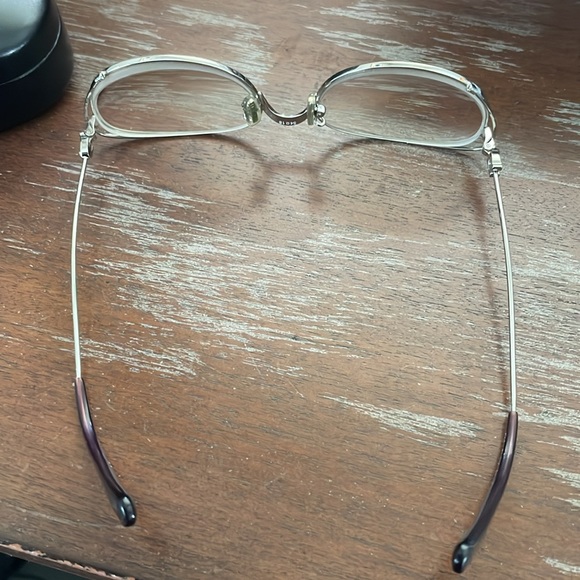 Coach HC5095 9001 silver and purple eyeglasses with hard case - Picture 12 of 16